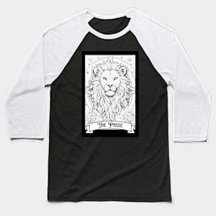 Lion Tarot Card Baseball T-Shirt